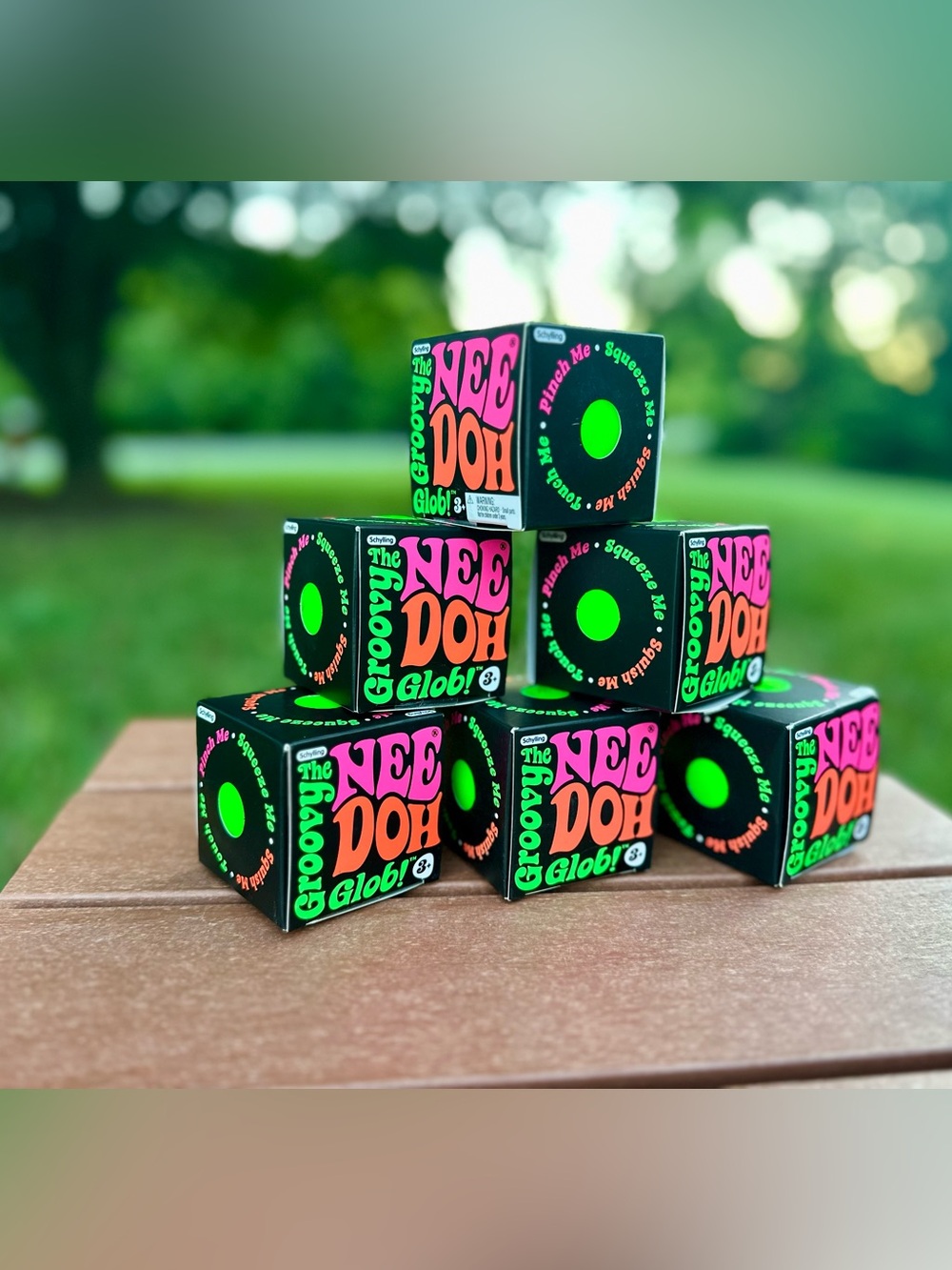 New Needoh Groovy Glob Green x 6 Squishy Viral TikTok Squish SHIPS QUICK!